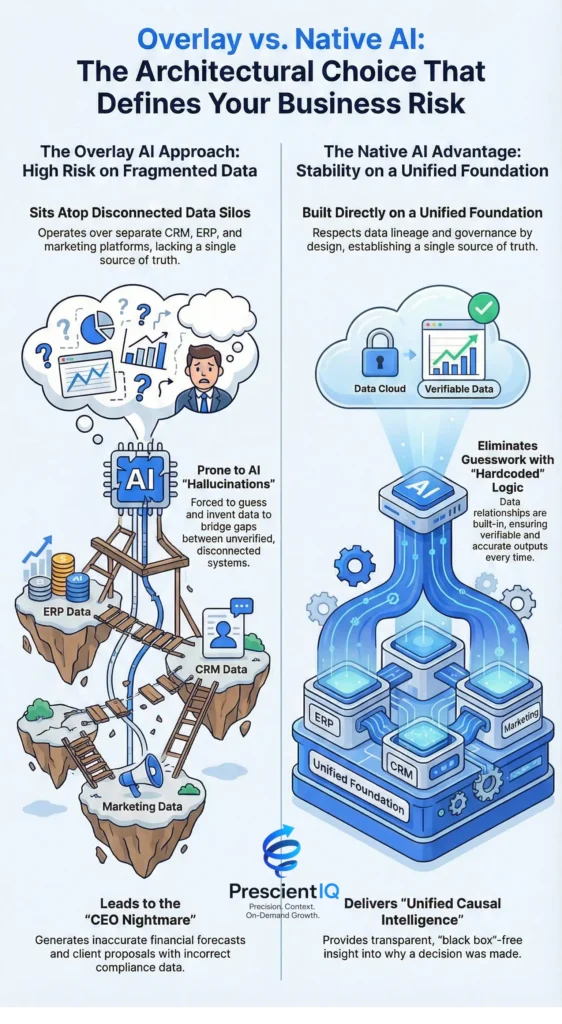 ai overlays vs native ai marketing platform