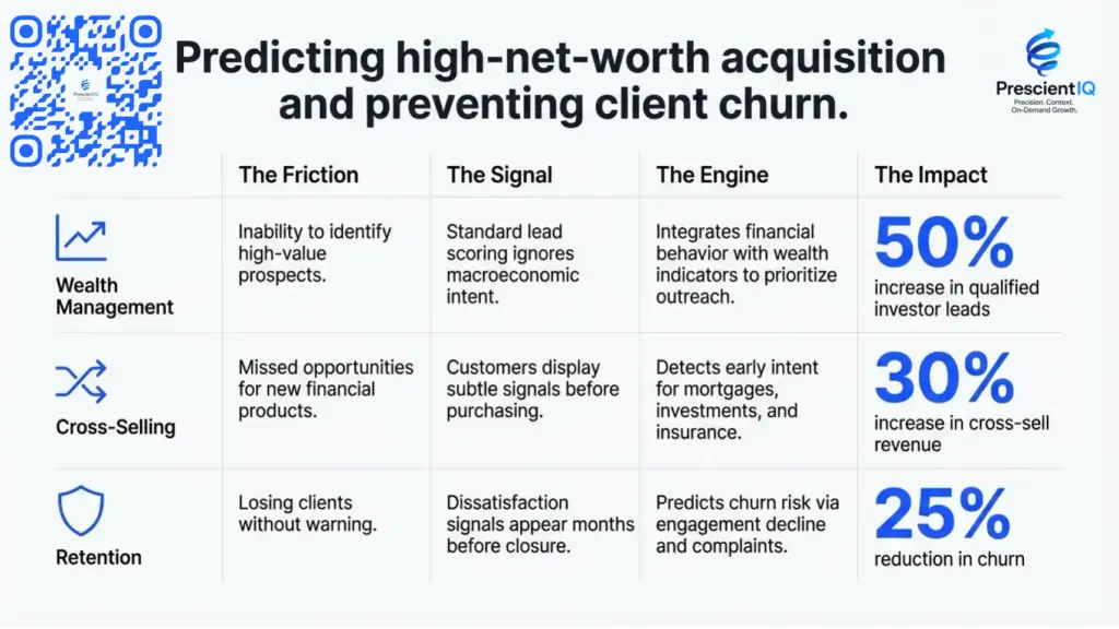 predicting high net worth acquisition clients financial services